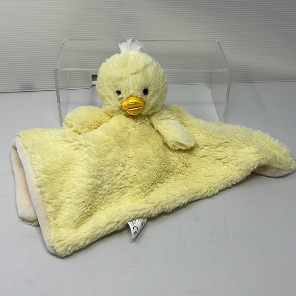 Kellytoy Duck Baby Lovey Security Blanket Rattle Yellow 2017 Chick - Picture 1 of 9